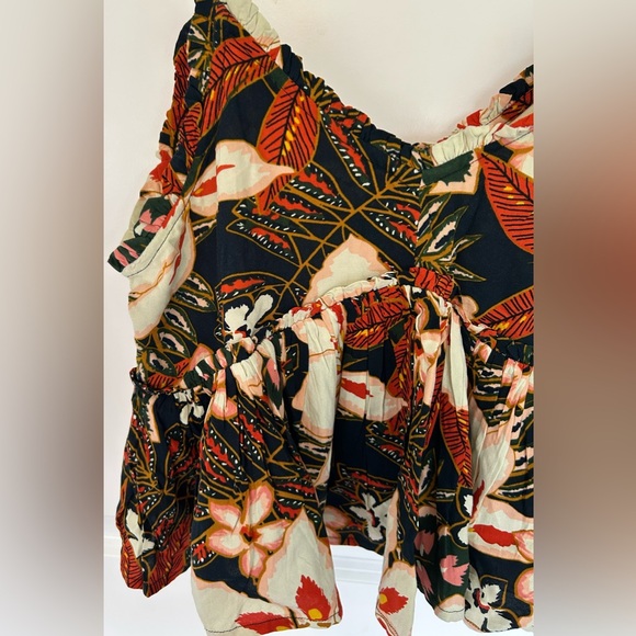 Patrons of Peace Floral Print Spaghetti Strap Top - Picture 5 of 11